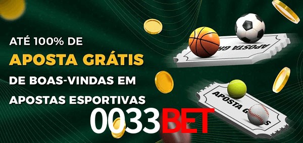 0033Bet Ate 100% de Aposta Gratis